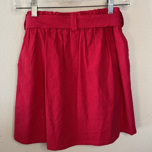 NWOT. Skies Are Blue Hot Pink Mini Skirt. Size XS. - Picture 6 of 6